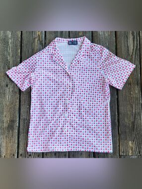 Vintage 70s Act III Polka Dot Shirt